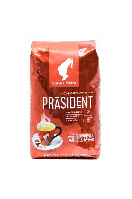 Julius Meinl Präsident Espresso zrnková káva 500 g