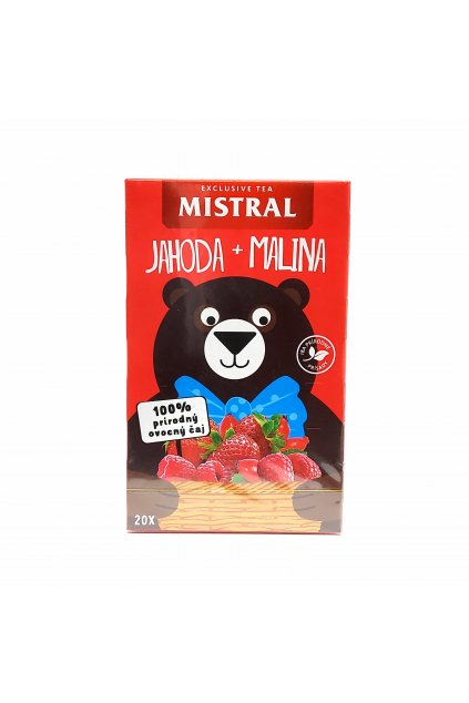 Mistral ovocný Jahoda a malina 44 g