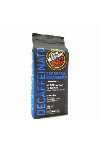 Vergnano Decaf zrnková káva bez kofeínu 1 kg