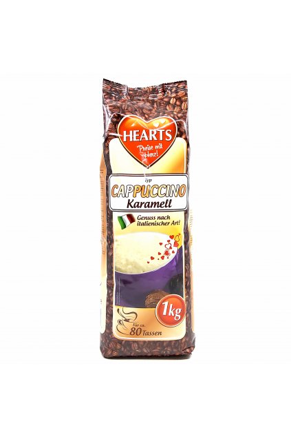 Hearts Cappuccino s príchuťou Karamel 1 kg
