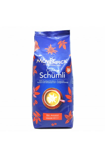 Mövenpick Crema Schümli zrnková káva 1 kg