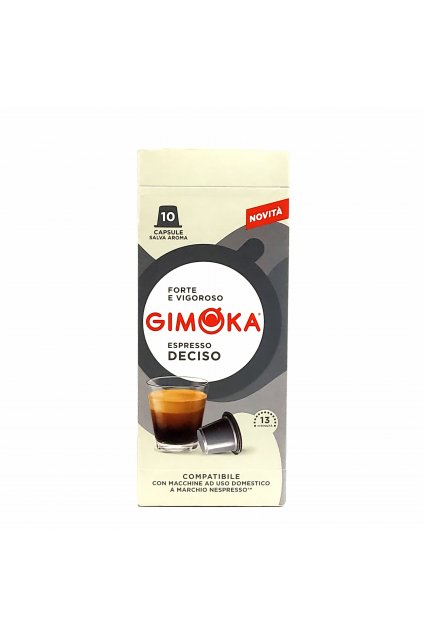 Gimoka Deciso kapsule Nespresso 10 k