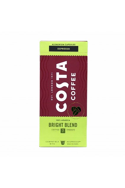 Costa Coffee Bright Blend 100% Arabica Espresso 10 kapslí
