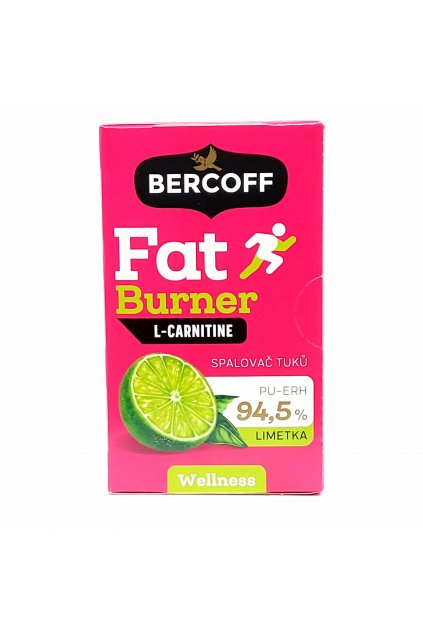 Bercoff Spaľovač tukov aromatizovaný fermentovaný čaj limetka 20 x 1,5 g