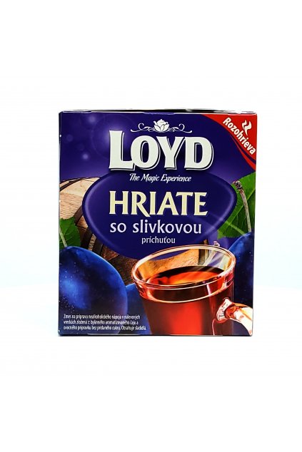 Loyd čaj, Hriate so slivkovou príchuťou 30 g