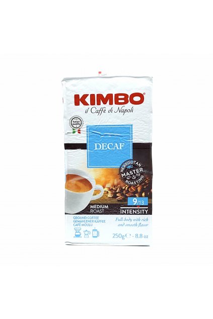 Kimbo Decaf, mletá káva 250 g