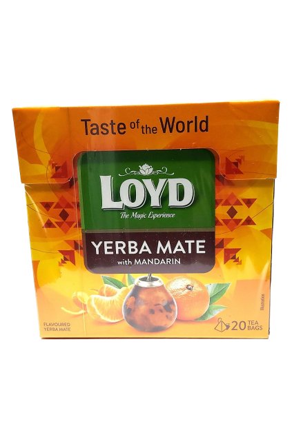 Loyd čaj Yerba Mate s príchuťou manarinky 20 x 1,7 g