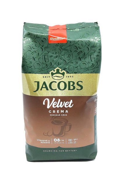 Jacobs Crema Velvet zrnková káva 500 g