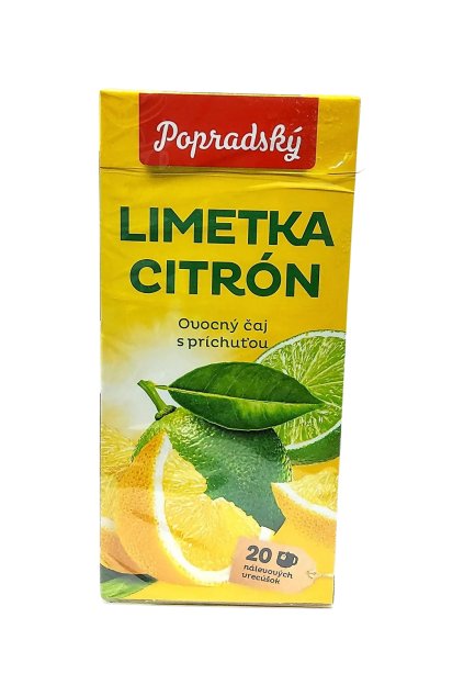 Popradský ovocný čaj Limetka a citrón 40 g