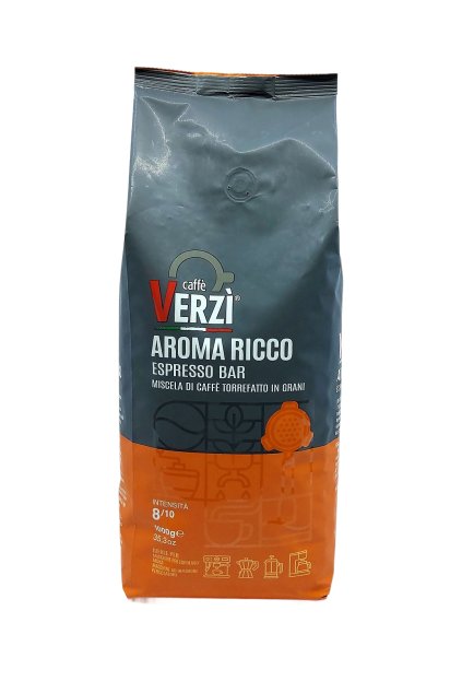 Verzi Caffé Espresso Bar Aroma Ricco zrnková káva 1 kg