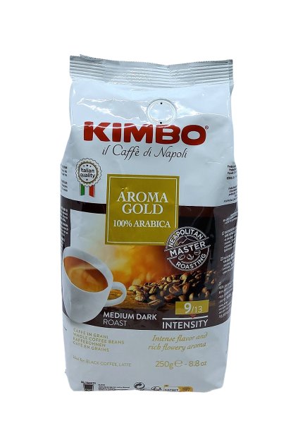 Kimbo Aroma Gold zrnková káva 250 g