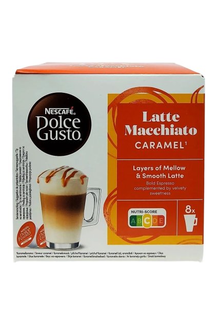 Nescafé Dolce Gusto Latte Macchiato Caramel kávové kapsule 16 ks