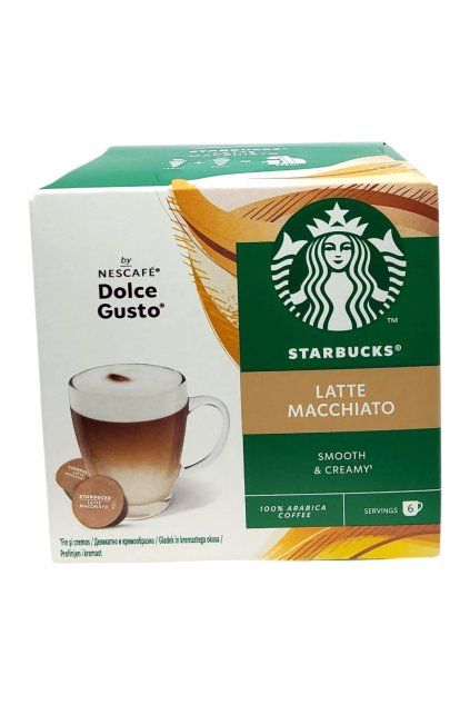 Starbucks Latte Macchiato kávové kapsule 6 ks