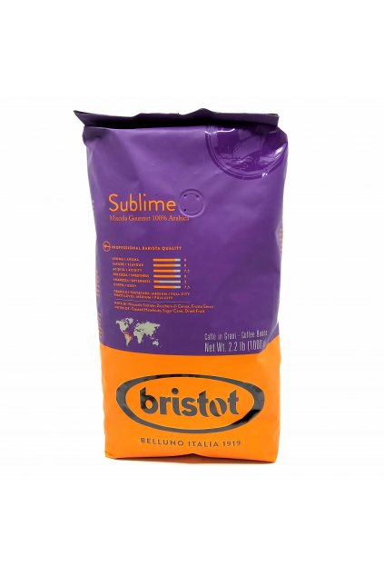 Bristot Sublime 100% Arabica zrnková káva 1 kg