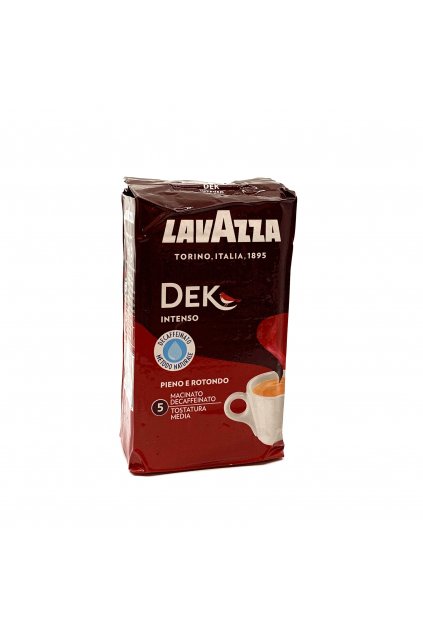 600 lavazza dek intenso mleta kava bez kofeinu 250 g