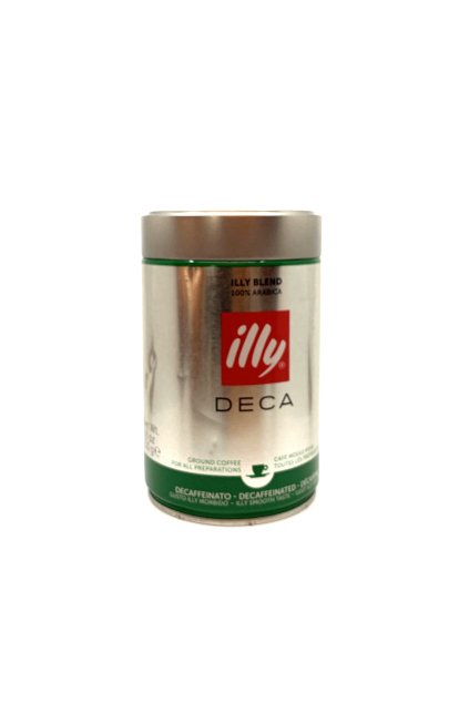 Illy Bezkofeinová mletá káva 250 g