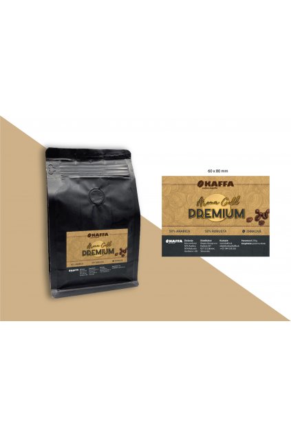 783 kaffa coffee aroma gold premium zrnkova kava 250g