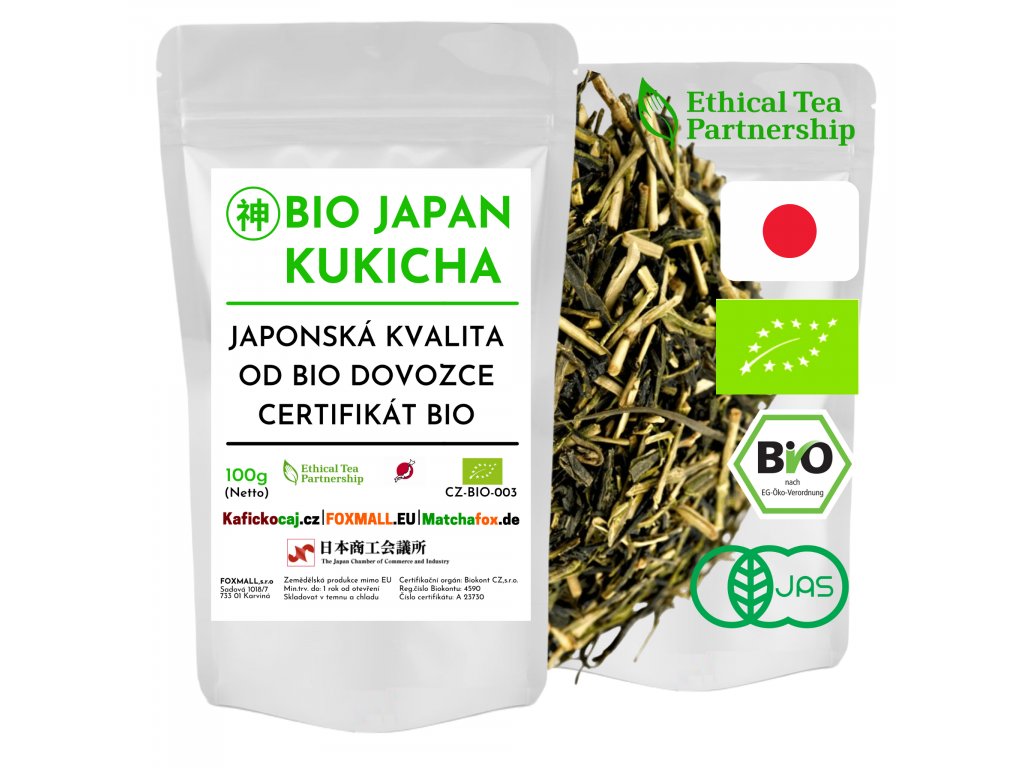 BIO zelený čaj Kukicha - Japonsko