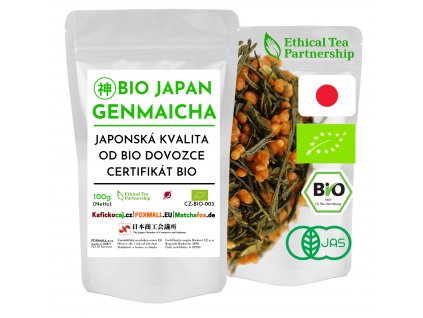 BIO zelený čaj Genmaicha - Japonsko