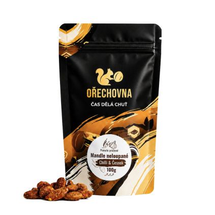 Mandle neloupané Chilli Česnek