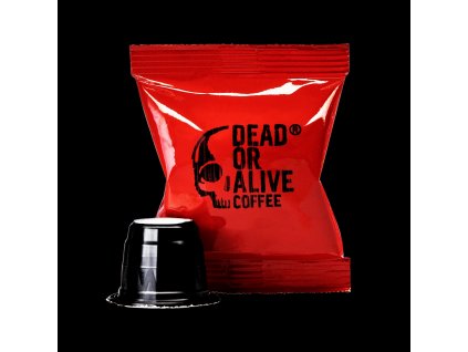 Kávové kapsle DEAD OR ALIVE 50ks - kompatibilní s Nespresso® - silná káva v kapslích pro espresso