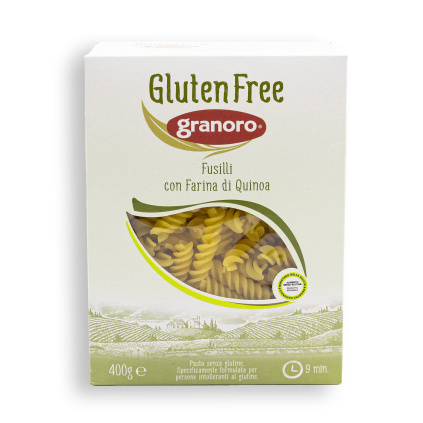 4168 testoviny bezlepkove z kukurice quinoy a ryze fusilli 400g