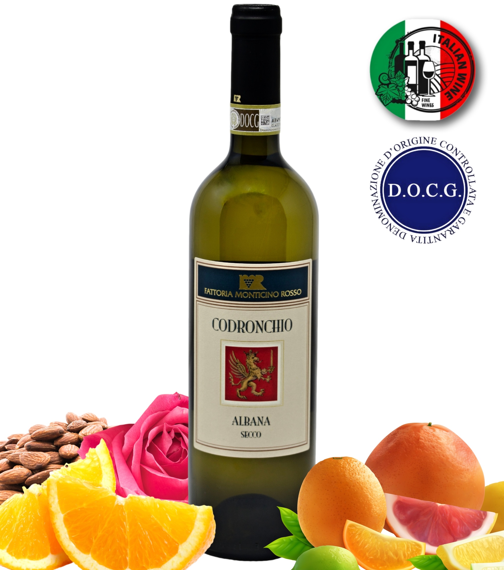Fattoria Monticino Rosso Bíle víno - Codronchio - Romagna Albana DOCG