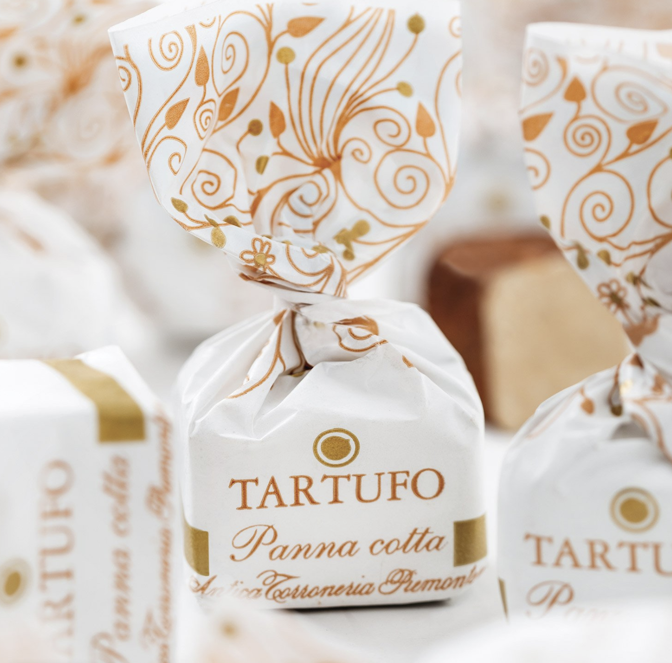 GUSTONE Čokoládové lanýže Panna Cotta – Tartufini dolci Množství: 1 Kg