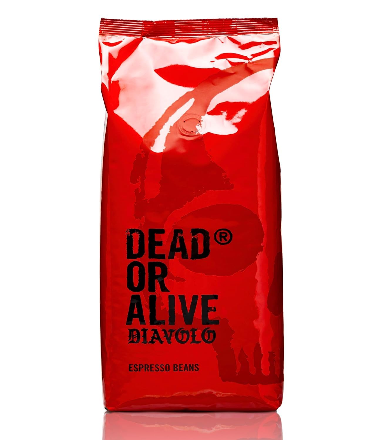 Dead or Alive Coffee Diavolo – espresso zrna 100% Robusta (Extra Dark Roast), 1 kg