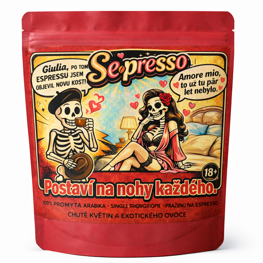 Kafista Se*presso – Zrnková káva z Etiopie od Kafisty - 100% Arabika pro espresso a automatické kávovary | Postaví na nohy každého