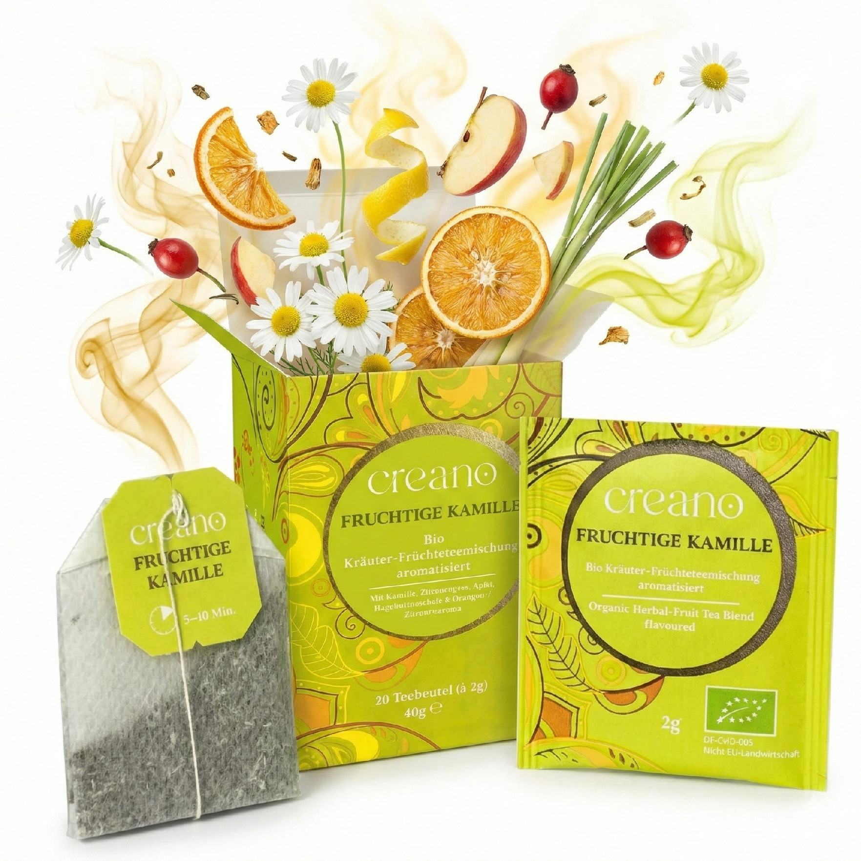 Creano Bio Fruity Camomile – Heřmánek & Ovoce