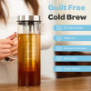 Cold Brew láhev 1,5 l – karafa na studenou kávu a čaj s infuzérem na ovoce