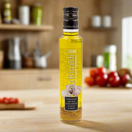 4336 extra panensky olivovy olej cesnekovy 250ml