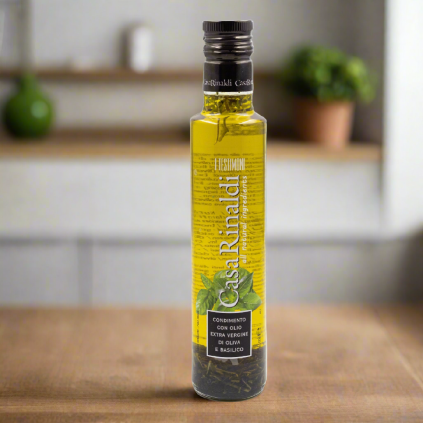 4345 extra panensky olivovy olej bazalkovy 250ml