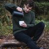 04 Frisch gemahlener Kaffee mit der Lambda Coffee Hand Kaffeemuehle