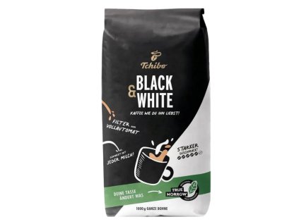 Tchibo Black & White zrnková káva 1 kg