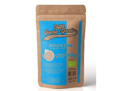 7819 caffe goccia a goccia dolce dek bio espresso 20 e.s.e pads kaffeepadsonline.ch 1