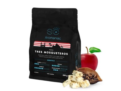 Peru Tres Mosqueteros zrnková, 250 g