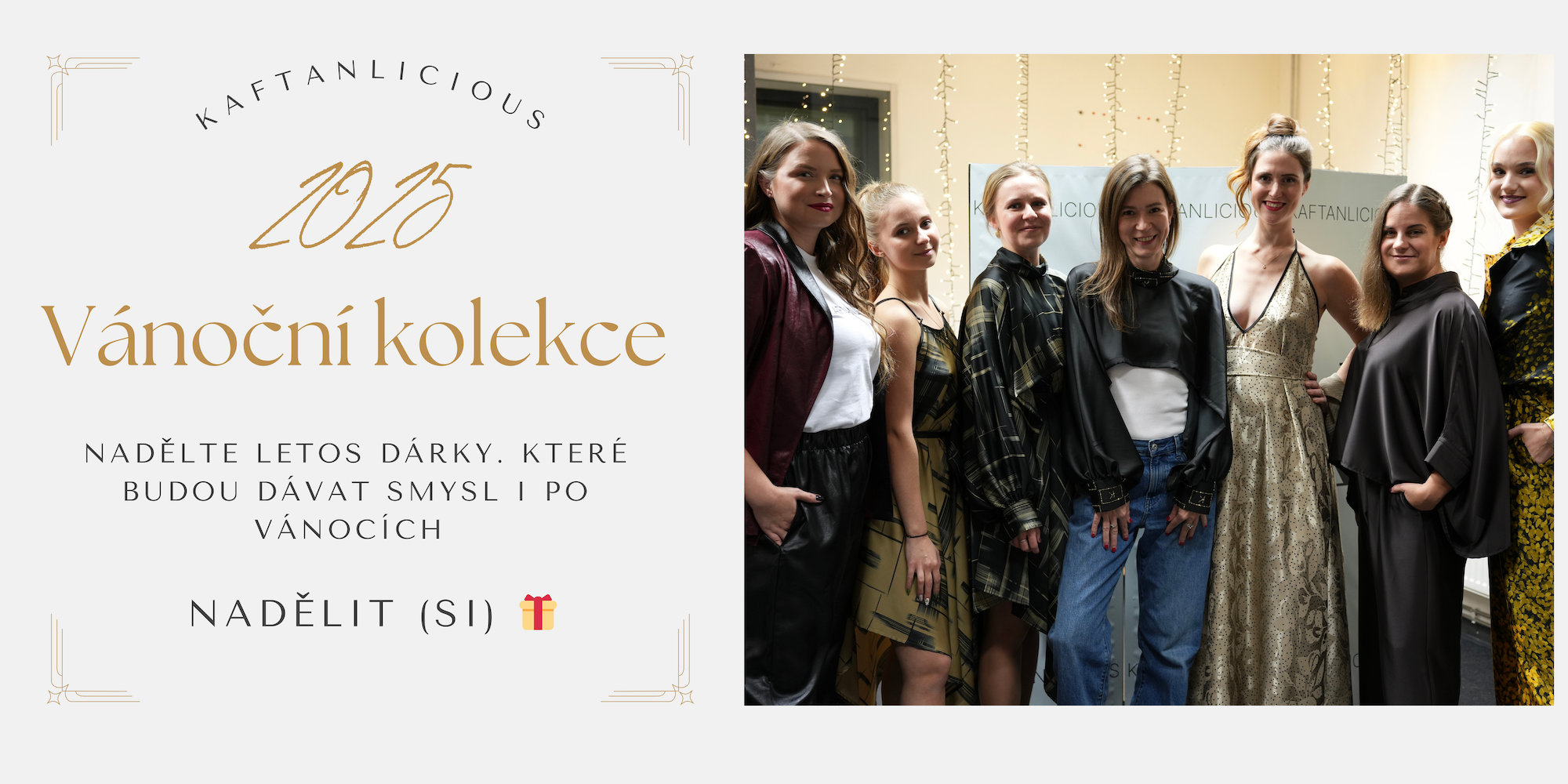 Vánoční kolekce Kaftanlicious