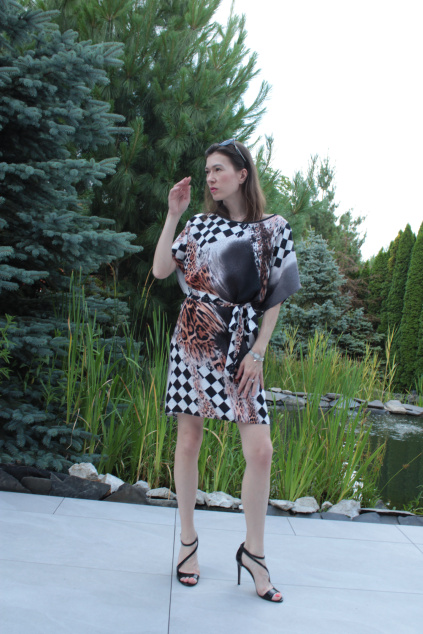 Šaty Exclusive s rukávy z hedvábí R.C.