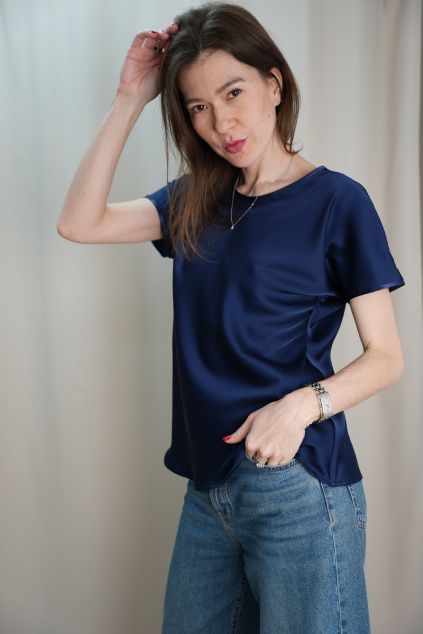 Halenka - tmavě modrá