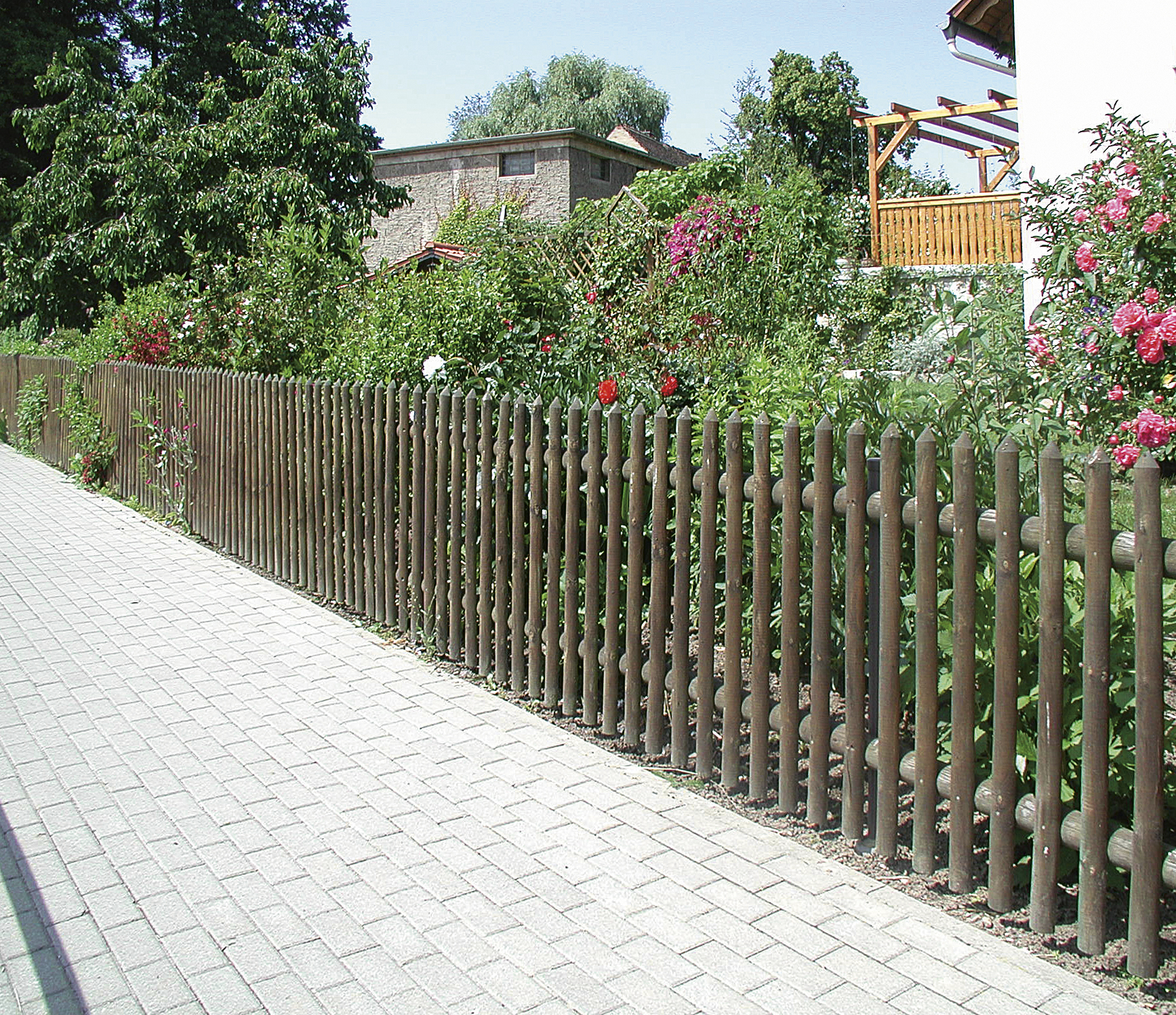 Senkrechtzaun