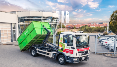 Jste stavební firma a potřebujete přistavit velký kontejner na směsný stavební odpad?