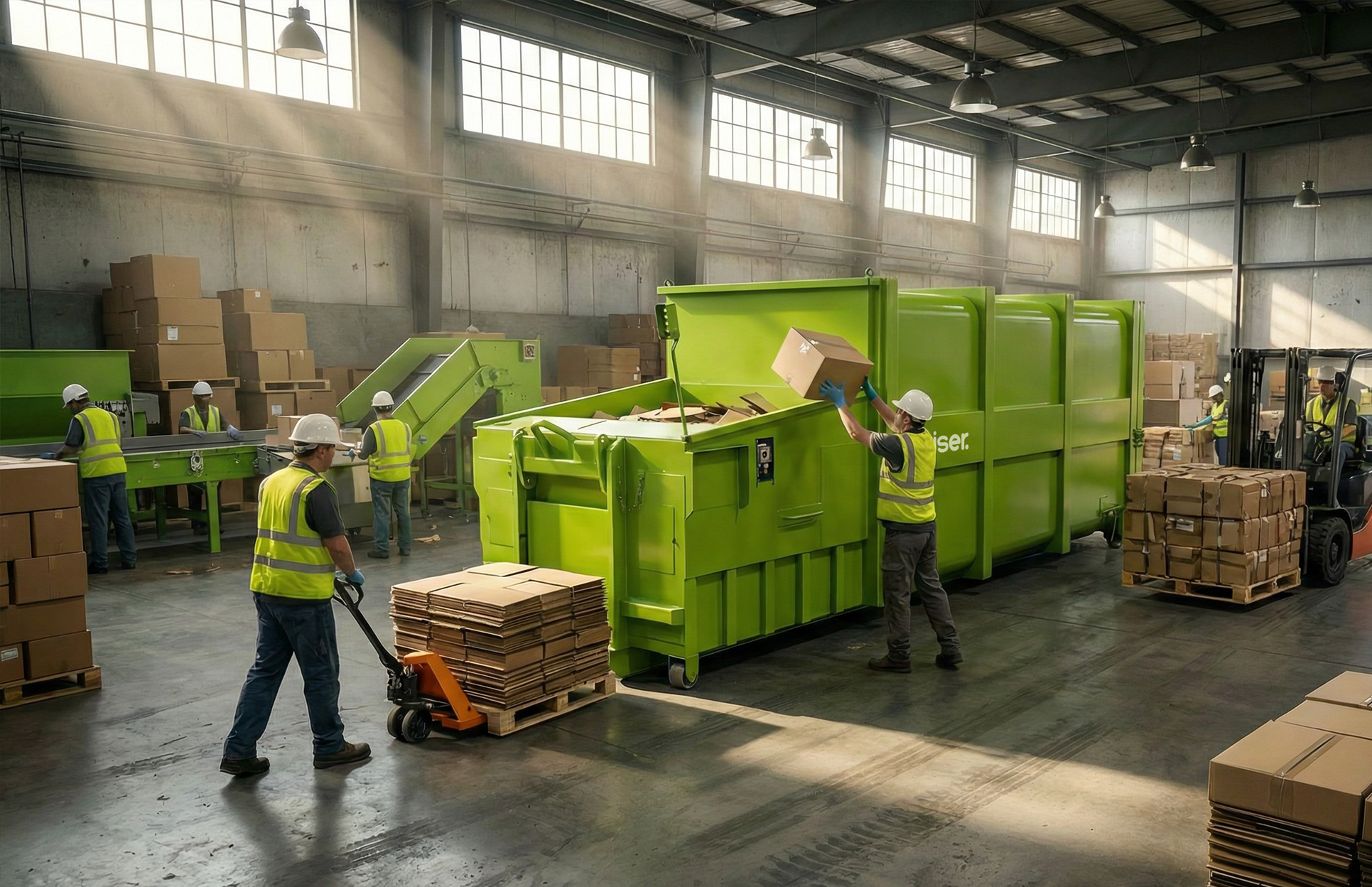 Lisovací kontejner 10–15 m³ – Kaiser servis