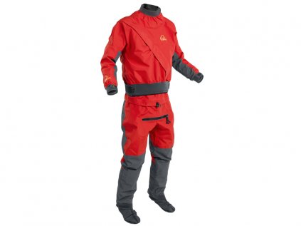 Suchy oblek Palm Cascade suit Flame+JetGrey front 4x3