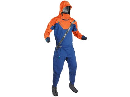 Suchý oblek Palm Fuse Adventure (Velikost S, Barva Navy / Mandarin)