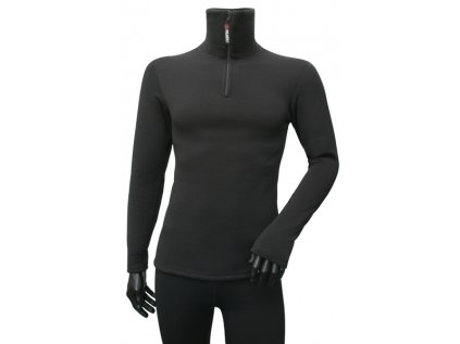 Triko Kwark Power Stretch dlouhý rukáv, zip u krku