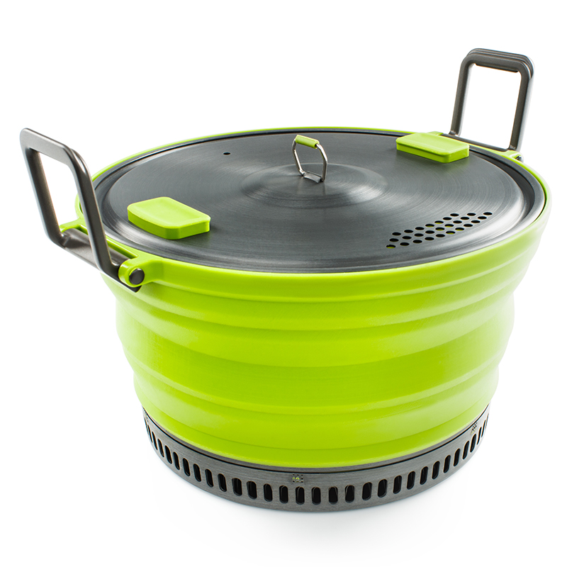 Skládací hrnec GSI Outdoors Escape HS Pot Barva: Green, Objem: 3 l