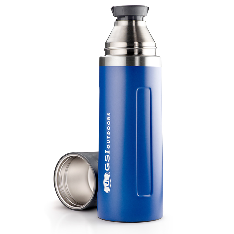 Termoska GSI Outdoors Glacier Stainless Vacuum Bottle 1 l Barva: Blue, Objem: 1 l