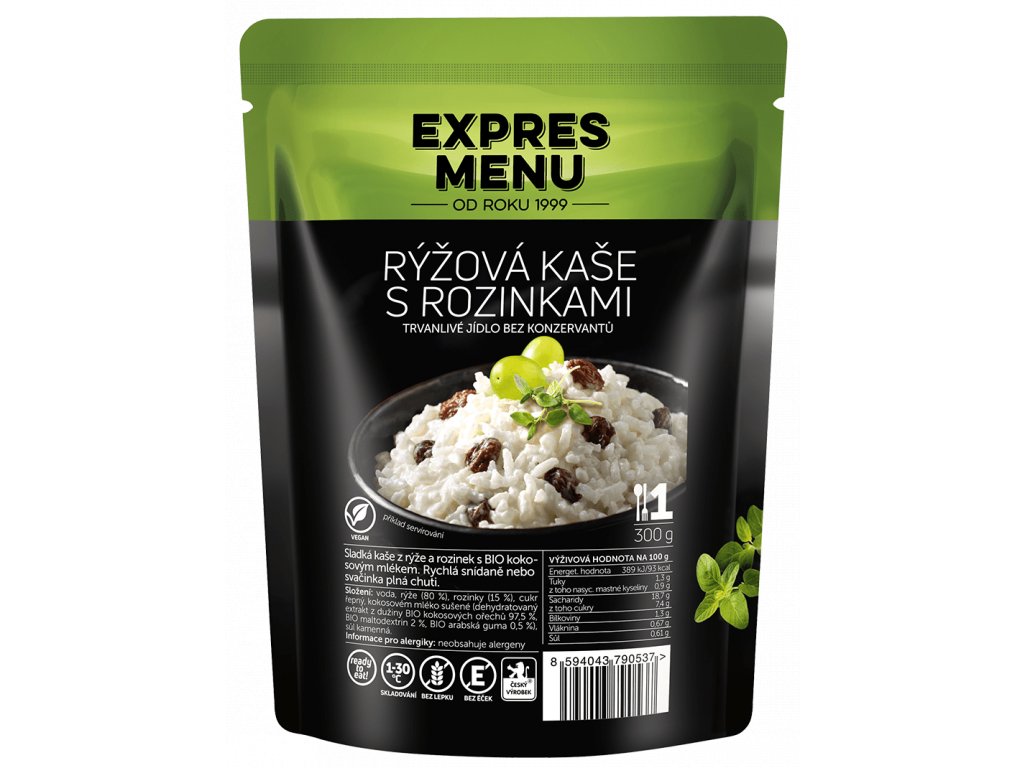 Expres Menu Rýžová kaše s rozinkami 300 g